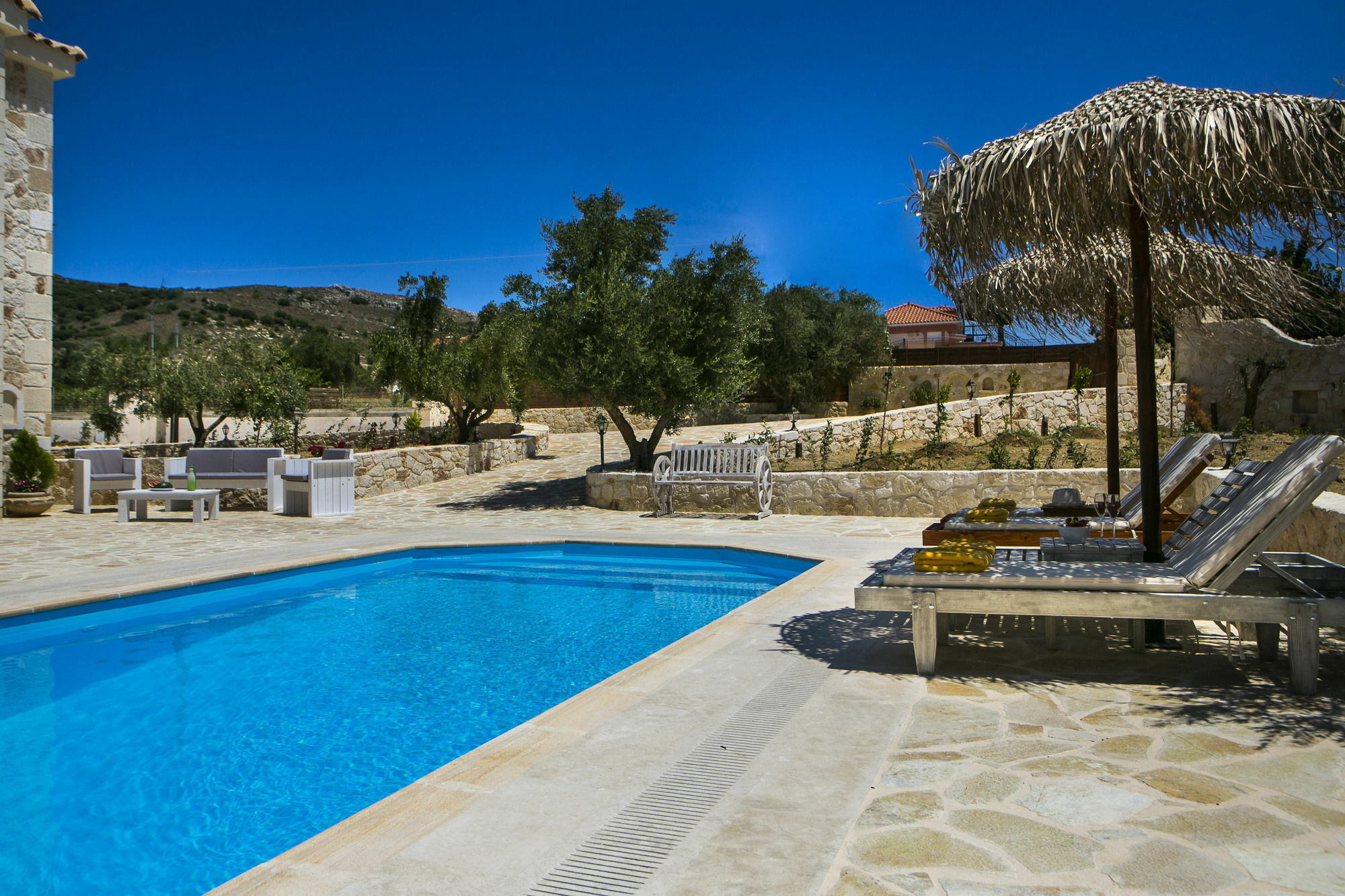 Villa Ydria Chavriáta Exteriér fotografie